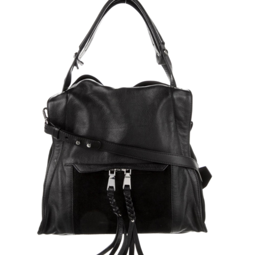 Sandro black leather bag